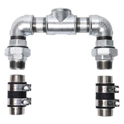 KSB Hosenrohr druckseitig DN 50, Stahl verzinkt, 01121711... KSB-01121711 4031932200707 (Abb. 1)