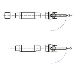 KSB Anschlussset flexibler Schlauch mit Kugelhahn, G 1 1/4"... KSB-05063455 4031932341646 (Abb. 1)