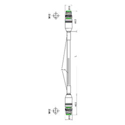 KSB CAN-Buskabel mit Stecker geschirmt, 4-adrig, 20m, 05238639... KSB-05238639 4031932563574 (Abb. 1)
