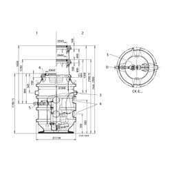 KSB Pumpstation CK-D AF50-7.1 DL.ex mit 2 Amarex F50-140/023F2YSG-160... KSB-29135074 4031932327091 (Abb. 1)