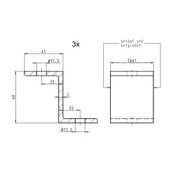 KSB Pumpenfuss vertikaler Einbau Etaline (Z) 32-32-160 bis 100-100-125... KSB-47077960 4031932195379 (Abb. 1)