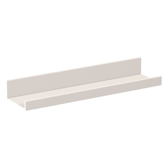 Laufen Ablage Assist 400x100mm, ohne Ausschnitt, Aluminium, Weiß matt