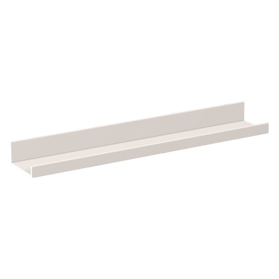 Laufen Ablage Assist 600x100mm, ohne Ausschnitt, Aluminium, Weiß matt