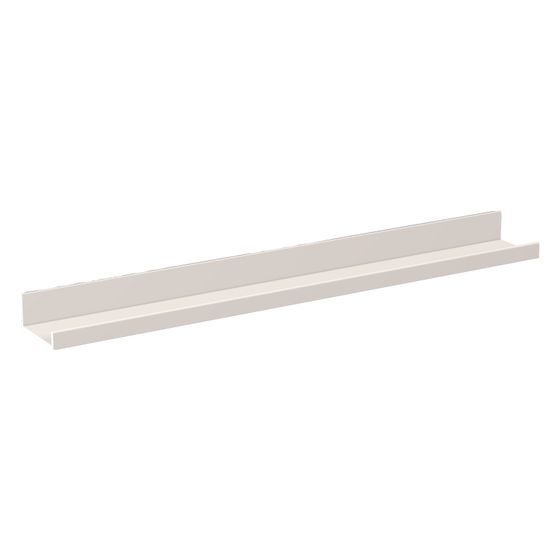 Laufen Ablage Assist 800x100mm, ohne Ausschnitt, Aluminium, Weiß matt