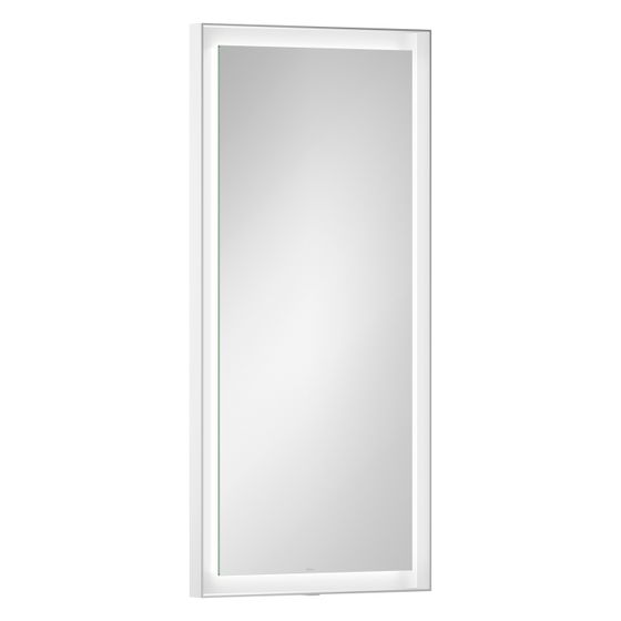 Laufen Spiegel Yva 375x40x800mm, rechteckig, LED-Beleuchtung, Touch-Schalter Ein/Aus/Dimmer, Weiß matt