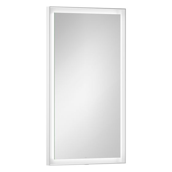 Laufen Spiegel Yva 450x40x800mm, rechteckig, LED-Beleuchtung, Touch-Schalter Ein/Aus/Dimmer, Weiß matt