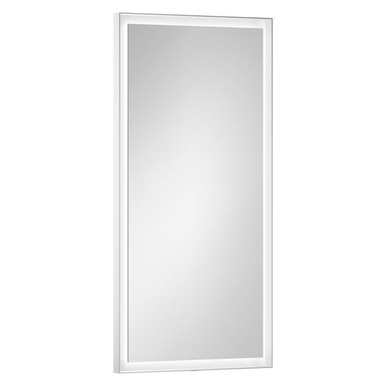 Laufen Spiegel Yva 500x40x1000mm, rechteckig, LED-Beleuchtung, Touch-Schalter Ein/Aus/Dimmer, Weiß matt