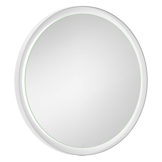 Laufen Spiegel Yva, rund, Durchmesser 600mm, LED-Beleuchtung, Touch-Schalter Ein/Aus/Dimmer, Weiß matt