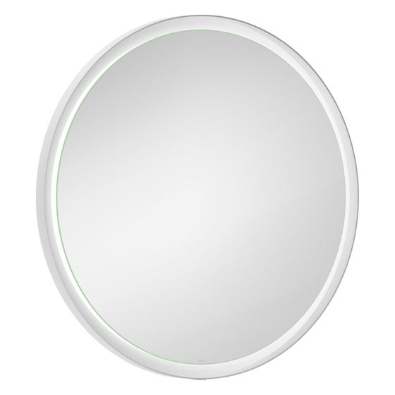 Laufen Spiegel Yva, rund, Durchmesser 750mm, LED-Beleuchtung, Touch-Schalter Ein/Aus/Dimmer, Weiß matt