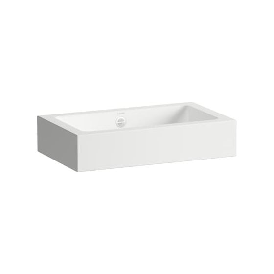 Laufen Waschtisch Classics 585x347x135mm, rechteckig, ohne Armaturenbank und Hahnloch, mit Überlauf, Weiß