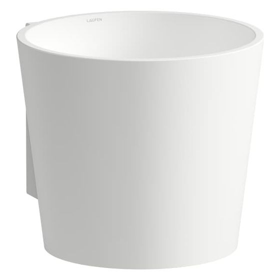 Laufen Waschtisch Scopio 400x500x350mm, mit Armaturenbank und 1 Hahnloch, ohne Überlauf, Weiß matt