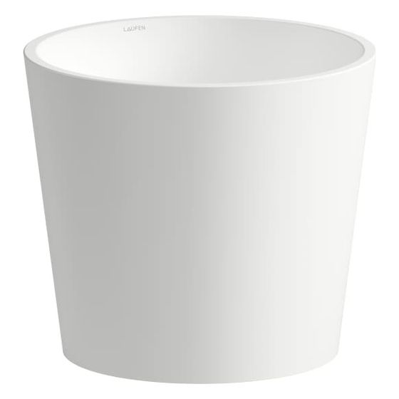 Laufen Waschtisch Scopio 400x425x350mm, ohne Armaturenbank, Hahnloch und Überlauf, Weiß matt