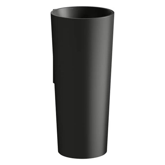 Laufen Waschtisch bodenstehend Scopio 400x500x900mm, mit Wandanbindung, Armaturenbank und 1 Hahnloch, ohne Überlauf, Schwarz