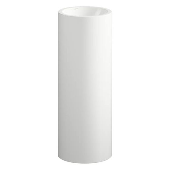 Laufen Waschtisch bodenstehend Form 329x367x900mm, mit Wandanbindung, ohne Hahnloch und Überlauf, Weiß