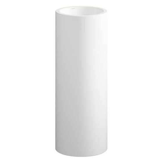 Laufen Waschtisch bodenstehend Form 329x367x900mm, mit Wandanbindung, ohne Hahnloch und Überlauf, Weiß matt