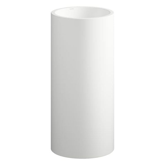 Laufen Waschtisch freistehend Form 404x404x900mm, ohne Hahnloch und Überlauf, Weiß matt