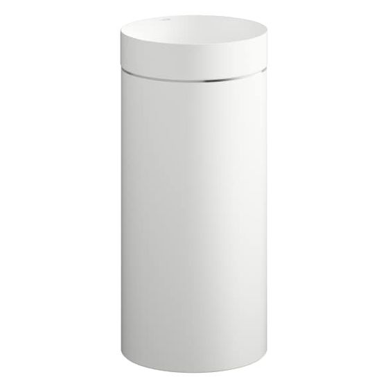 Laufen Waschtisch bodenstehend Unisono 400x442x900mm, mit Wandanbindung, ohne Hahnloch und Überlauf, Weiß