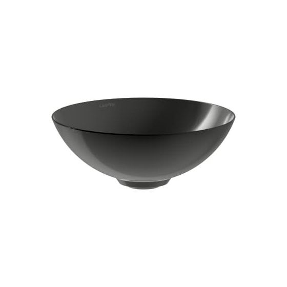 Laufen Waschtisch-Schale Characters 300x300x118mm, rund, ohne Hahnloch und Überlauf, Dark Iron