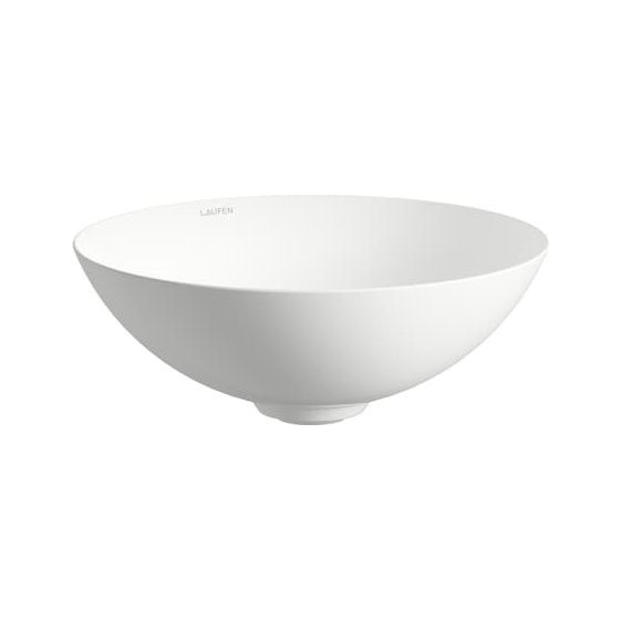 Laufen Waschtisch-Schale Characters 360x360x137mm, rund, ohne Hahnloch und Überlauf, Weiß