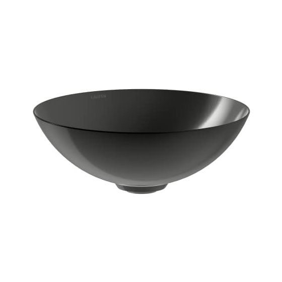 Laufen Waschtisch-Schale Characters 360x360x137mm, rund, ohne Hahnloch und Überlauf, Dark Iron