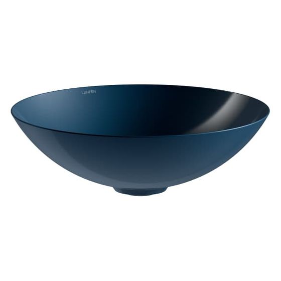 Laufen Waschtisch-Schale Characters 450x450x149mm, rund, ohne Hahnloch und Überlauf, Deep Blue