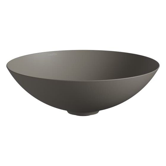 Laufen Waschtisch-Schale Characters 450x450x149mm, rund, ohne Hahnloch und Überlauf, Gravel matt