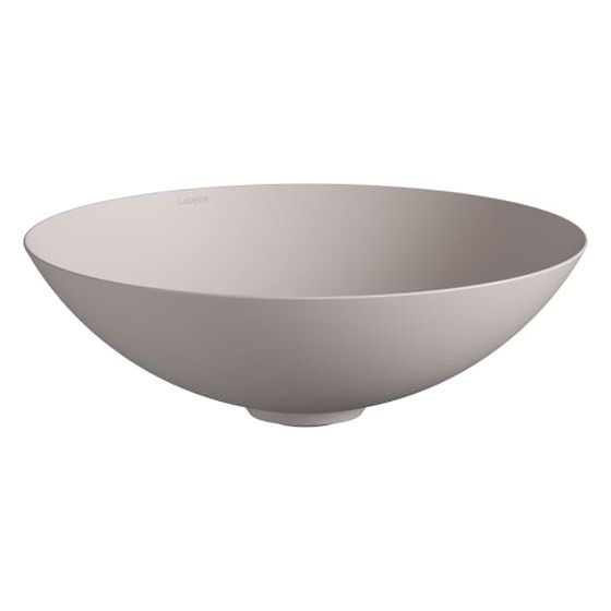 Laufen Waschtisch-Schale Characters 450x450x149mm, rund, ohne Hahnloch und Überlauf, Oyster matt