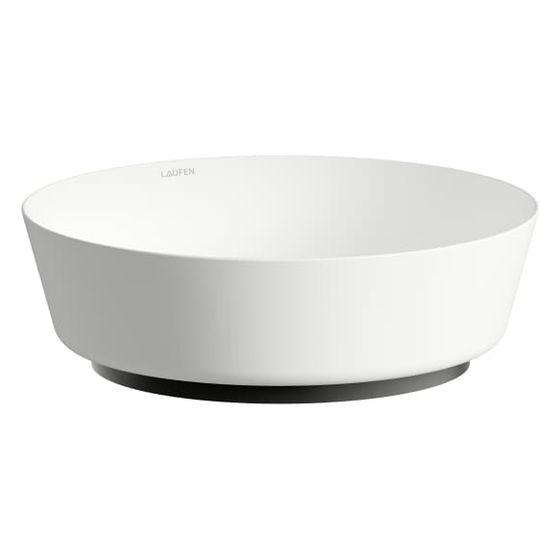 Laufen Waschtisch-Schale Scopio 375x375x115mm, rund, ohne Hahnloch und Überlauf, Weiß matt