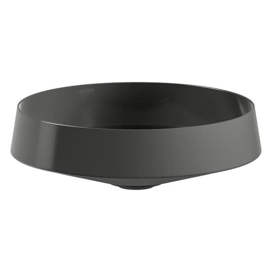 Laufen Waschtisch-Schale Nib 360x360x118mm, rund, ohne Hahnloch und Überlauf, Dark Iron