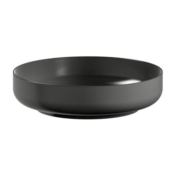 Laufen Waschtisch-Schale Sondo 400x400x102mm, rund, ohne Hahnloch und Überlauf, Dark Iron
