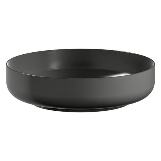 Laufen Waschtisch-Schale Sondo 450x450x119mm, rund, ohne Hahnloch und Überlauf, Dark Iron