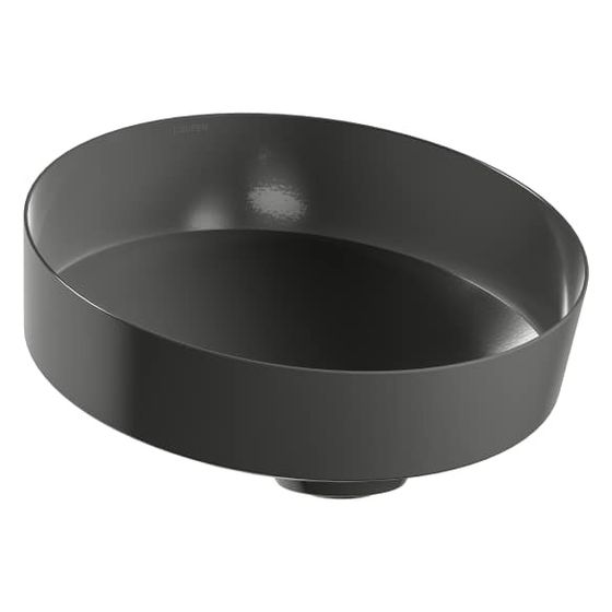 Laufen Waschtisch-Schale Tendo 400x400x195mm, rund, ohne Hahnloch und Überlauf, Dark Iron