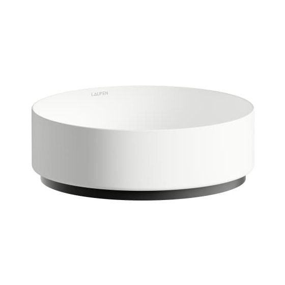 Laufen Waschtisch-Schale Unisono 325x325x106mm, rund, ohne Hahnloch und Überlauf, Weiß matt