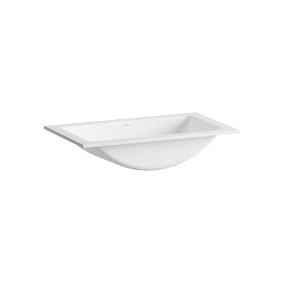 Laufen Einbau-Waschtisch Classics rechteckig 526x290x143mm, von unten, ohne Hahnloch und Überlauf, Weiß