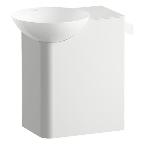 Laufen Waschplatz Insert 485x317x470mm, rechteckig, Becken links, mit 1 Hahnloch, ohne Überlauf, Weiß
