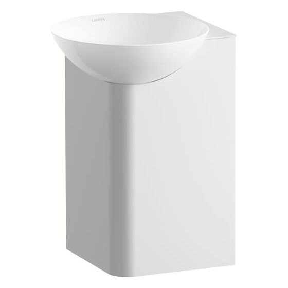 Laufen Waschplatz Insert 350x350x470mm, quadratisch, mit 1 Hahnloch, ohne Überlauf, Weiß