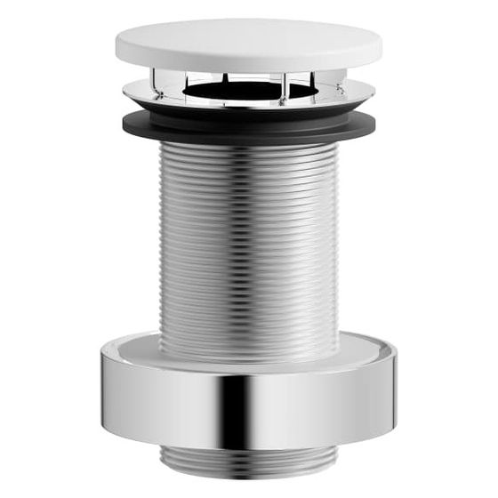 Laufen Ablaufventil 63x63mm nicht verschliessbar, Weiß matt
