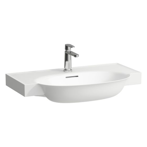 Laufen Waschtisch The New Classic unterbaufähig 800x480x75mm, mit 1 Hahnloch, ohne Überlauf, Weiß matt