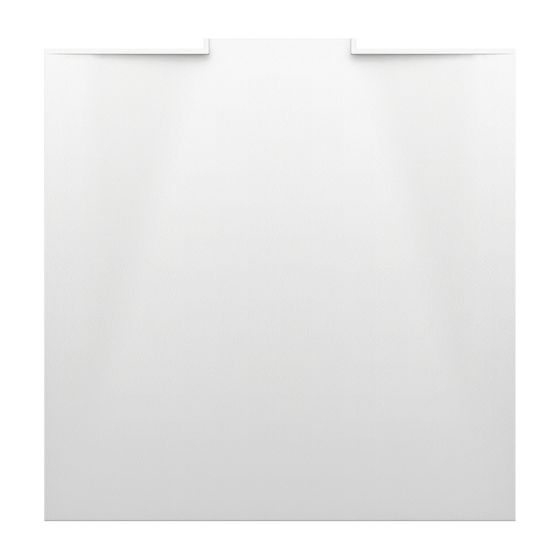 Laufen Duschwanne NIA 900x900x28mm, Weiß, aus Marbond, mit Wandablauf
