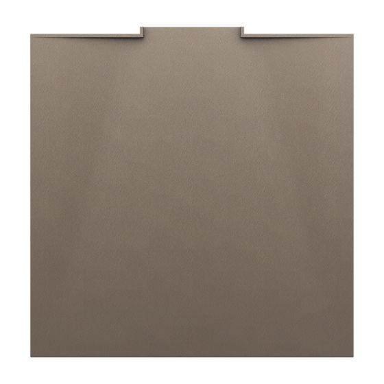Laufen Duschwanne NIA 900x900x28mm, Caffè, aus Marbond, mit Wandablauf