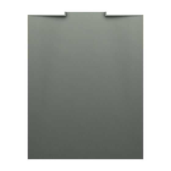 Laufen Duschwanne NIA 800x1000x30mm, Betongrau, aus Marbond, mit Wandablauf