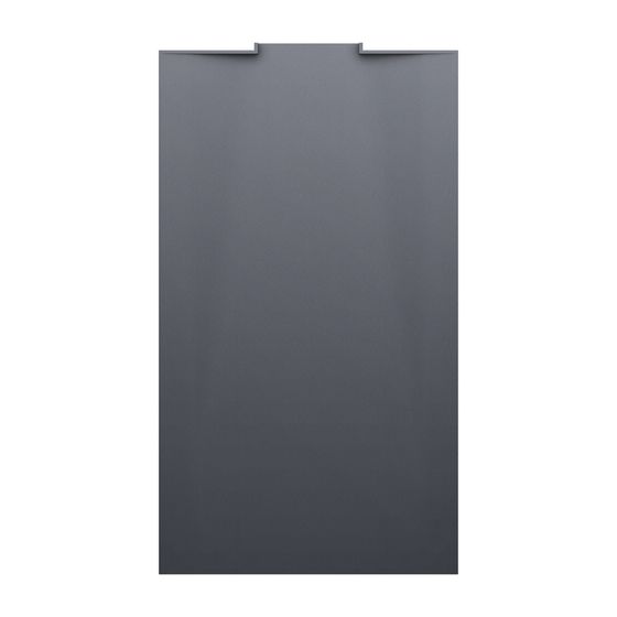 Laufen Duschwanne NIA 800x1400x34mm, Anthrazit, aus Marbond, mit Wandablauf