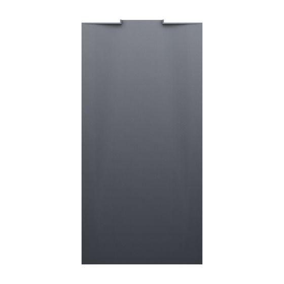 Laufen Duschwanne NIA 800x1600x36mm, Anthrazit, aus Marbond, mit Wandablauf