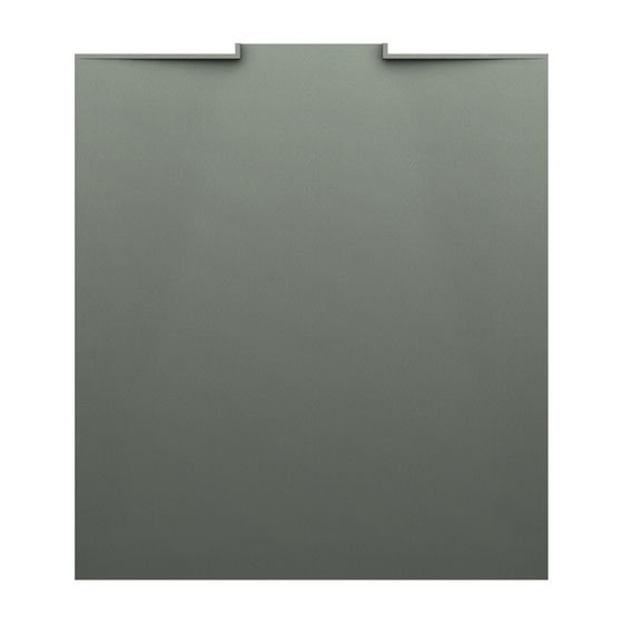 Laufen Duschwanne NIA 900x1000x30mm, Betongrau, aus Marbond, mit Wandablauf