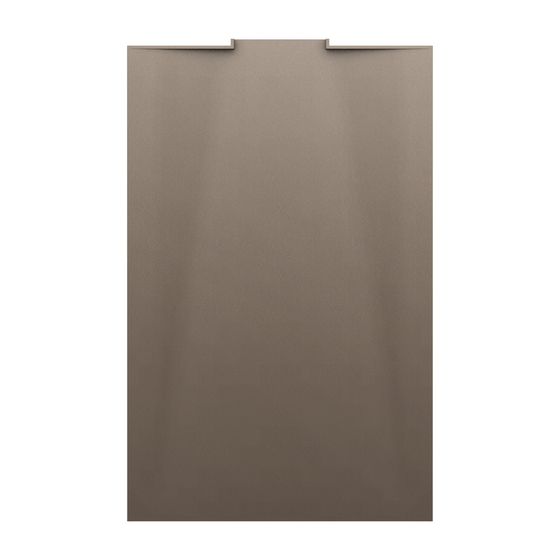Laufen Duschwanne NIA 900x1400x34mm, Caffè, aus Marbond, mit Wandablauf