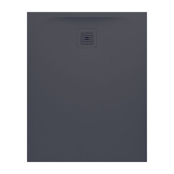 Laufen Duschwanne Laufen Pro 800x1000x33mm, Anthrazit, aus Marbond, Ablauf kurze Seite