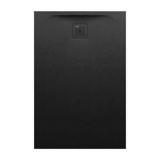 Laufen Duschwanne Laufen Pro 800x1200x33mm, Schwarz, aus Marbond, Ablauf kurze Seite