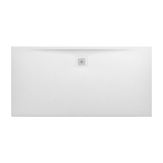 Laufen Duschwanne Laufen Pro 800x1600x32mm, Weiß, aus Marbond, Ablauf lange Seite