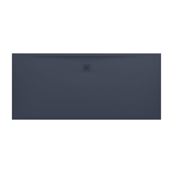 Laufen Duschwanne Laufen Pro 800x1800x33mm, Anthrazit, aus Marbond, Ablauf lange Seite