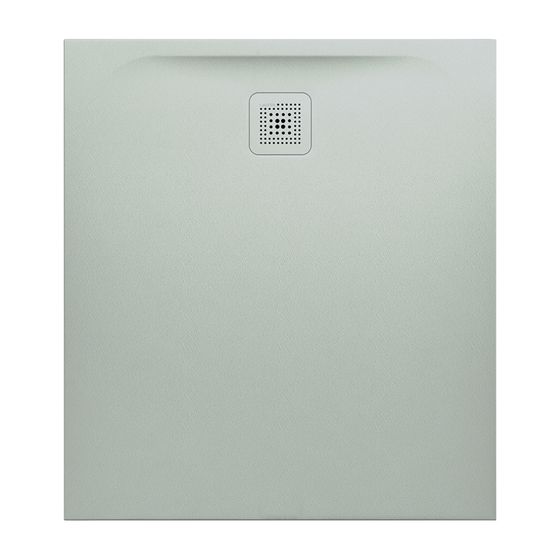 Laufen Duschwanne Laufen Pro 900x1000x33mm, Hellgrau, aus Marbond, Ablauf kurze Seite